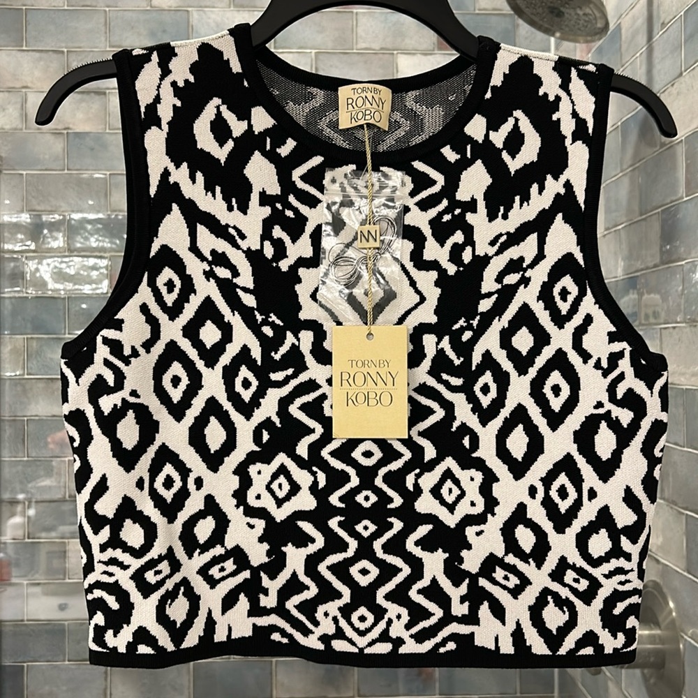 Torn by Ronny Kobo crop top